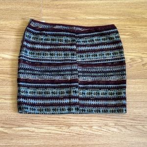 Multicolored Miniskirt